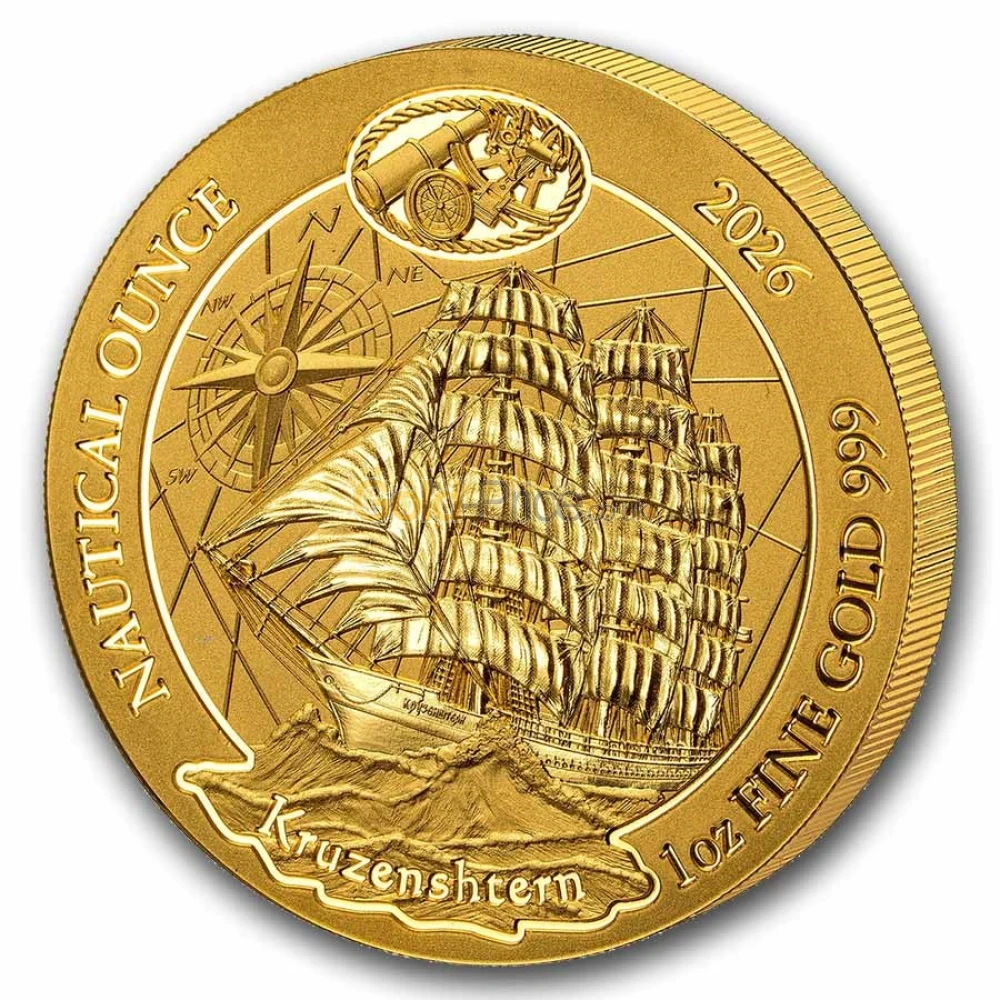 Ruanda Nautical Ounce Gold Coins for Sale