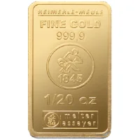 1/20 ounce Gold Bullion Bars for Sale
