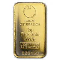 2 grams Gold Bullion Bars for Sale