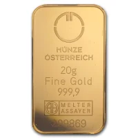 20 grams Gold Bullion Bars for Sale
