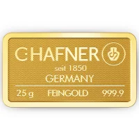 25 Gramm Gold Bullion Bars for Sale