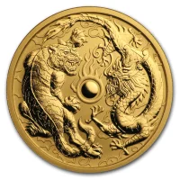 Dragon & Tiger Gold Coins for Sale
