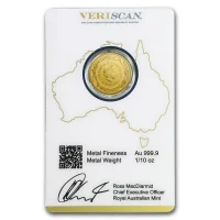 RAM Kangaroo 1 oz - Assay Card Back