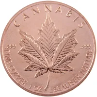 Cannabis Copper Coins for Sale
