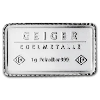 1 gram Buy Silver bars