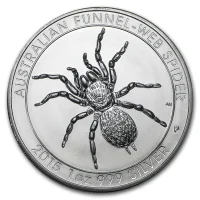 Australian Funnel-Web Spider Silver Coins for Sale