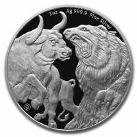 Bull and Bear Silver Coins for Sale